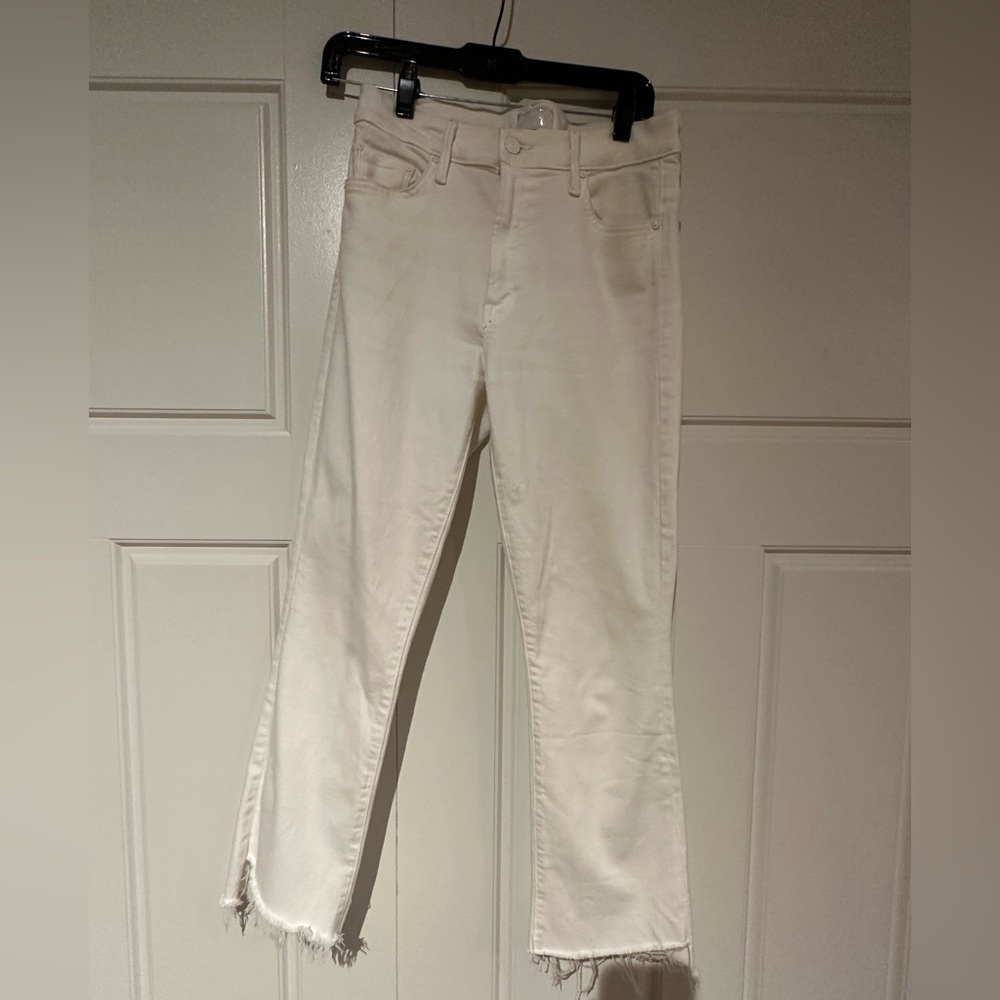 Mother mid rise- flare crop